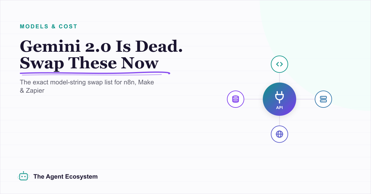 Api Error Png Gemini API Migration: Fix Broken Workflows (2026) · The Agent Ecosystem