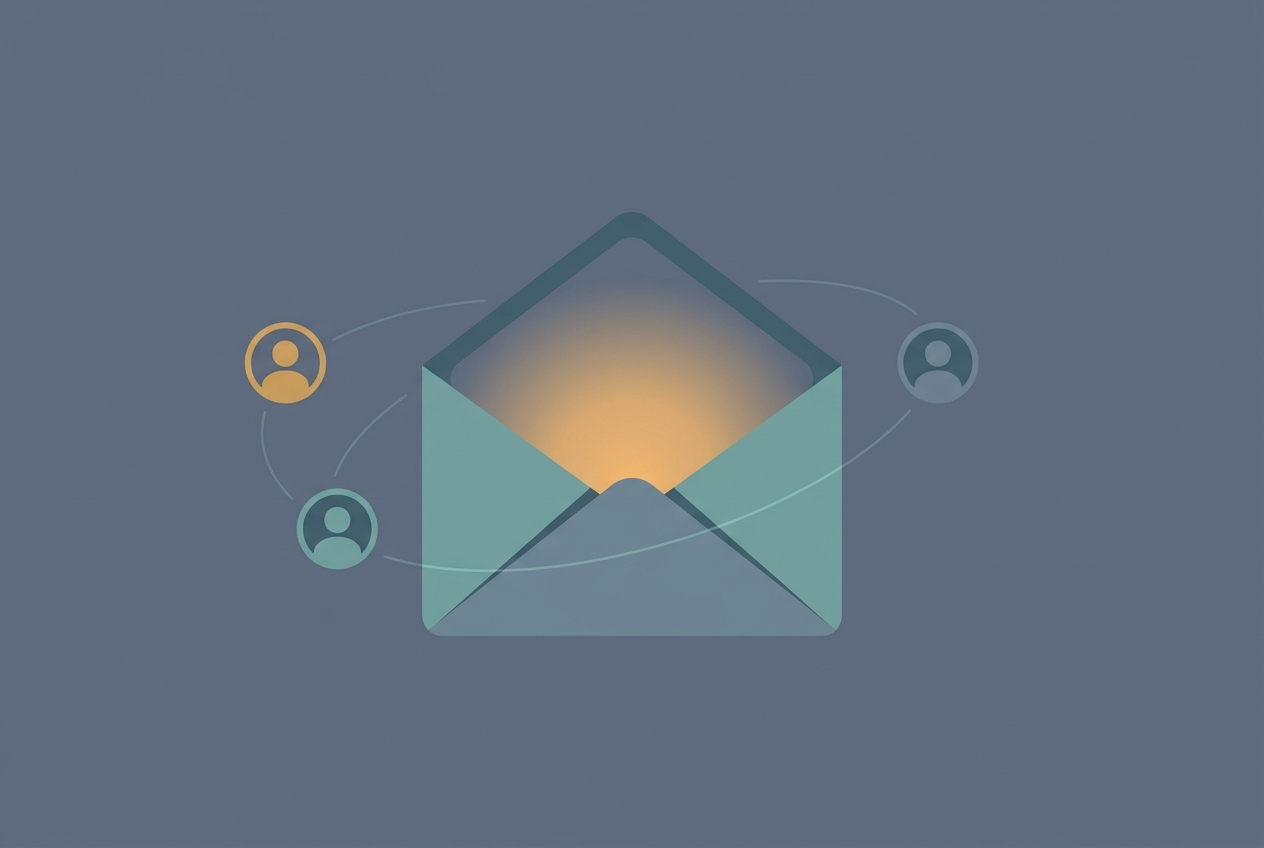 Personalized AI-generated follow-up email with dynamic tokens pulling lead name and industry challenge into the message body
